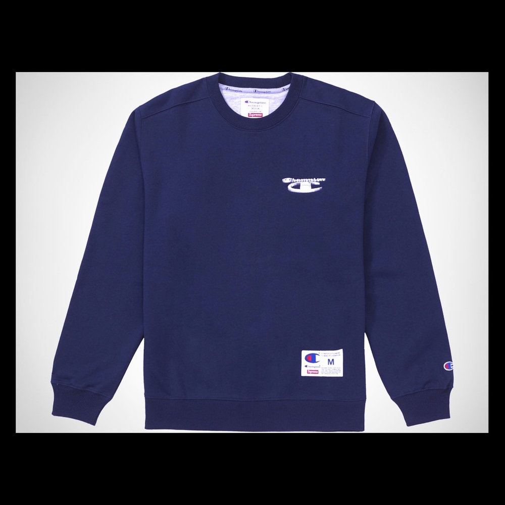 Authentic SUPREME®/Champion® 3D Metallic Crewneck